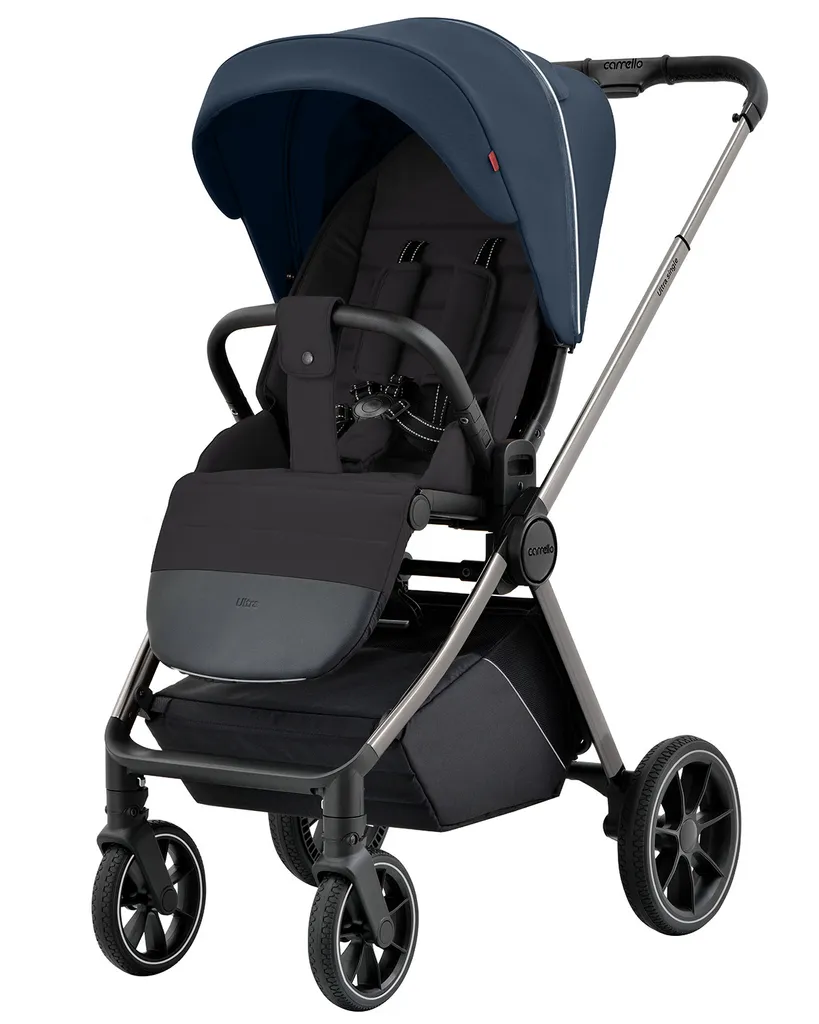 Poussette Ultra Horizon Blue légère avec suspension et roues sportives