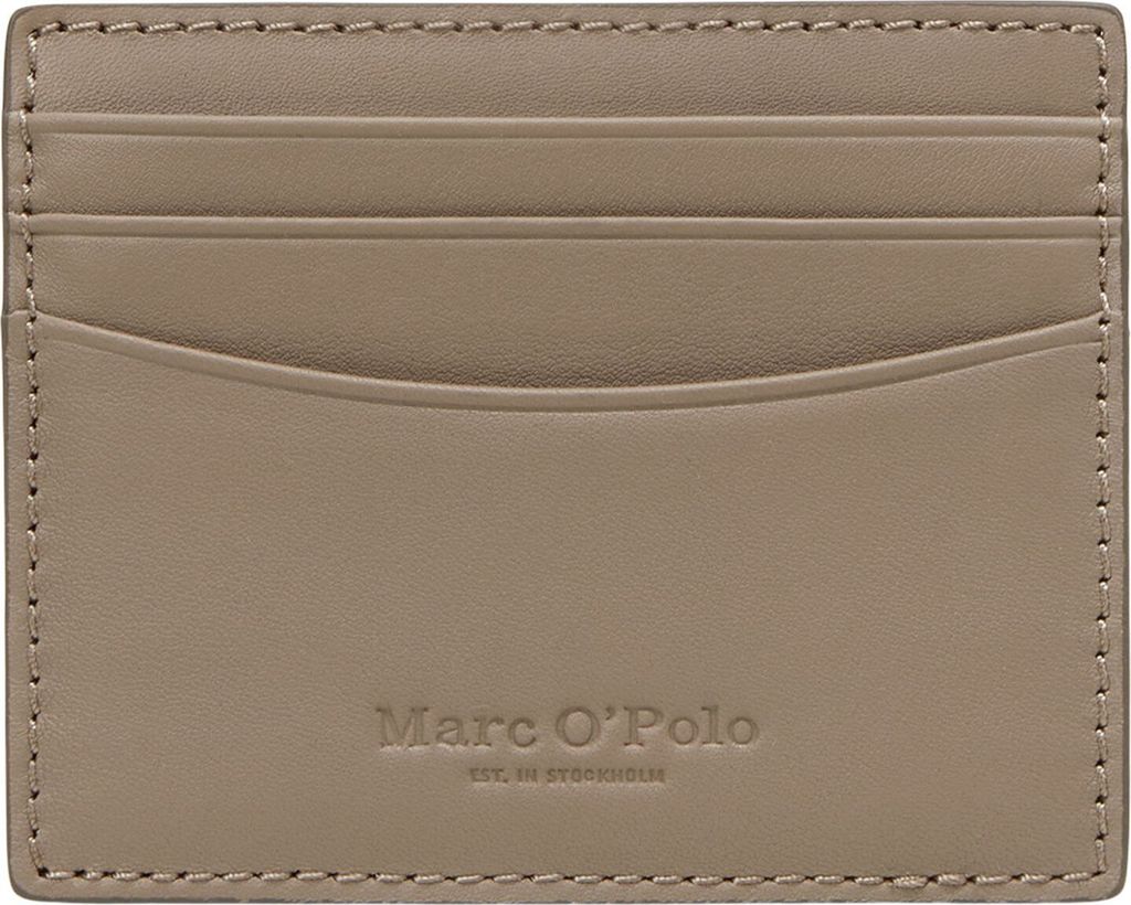 Marc O'Polo Leder Kartenhalter Tian Card Holder Pavestone taupe