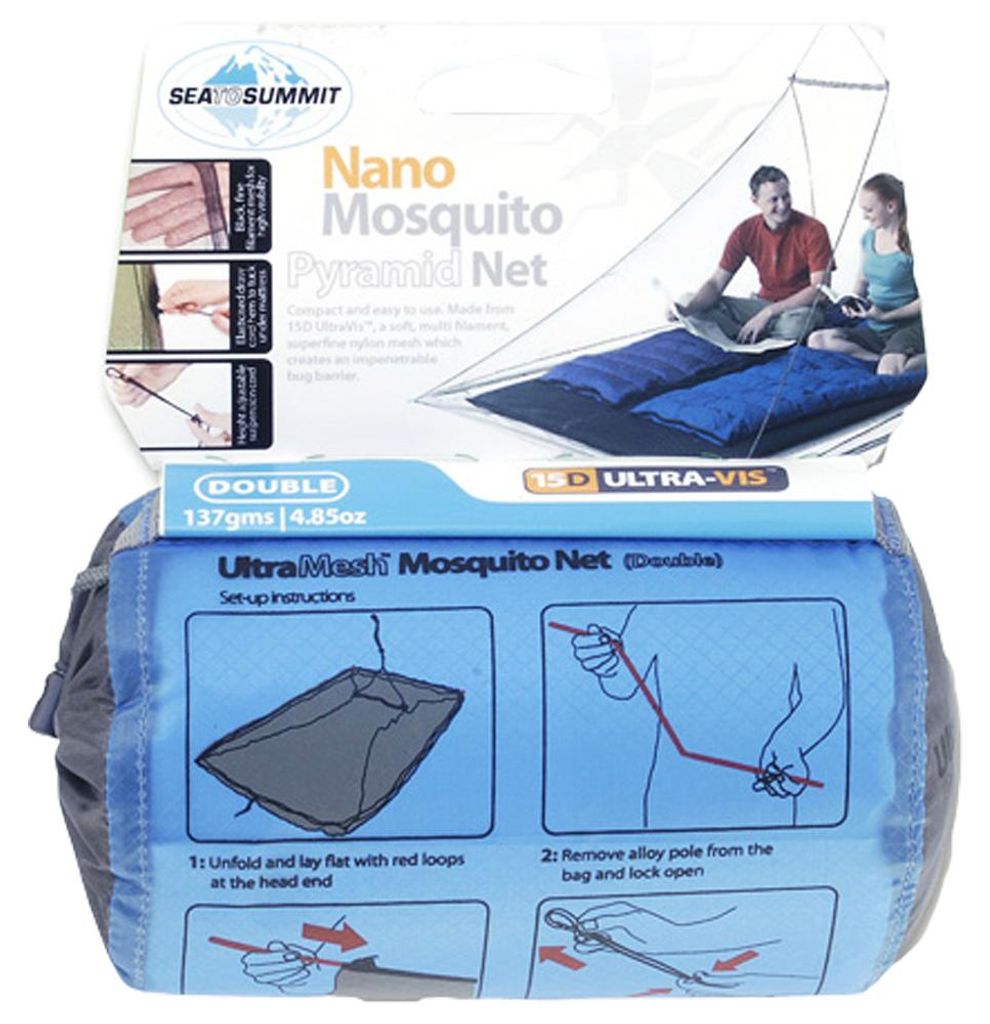 SEA TO SUMMIT Nano Mosquito Net GREY GREY -