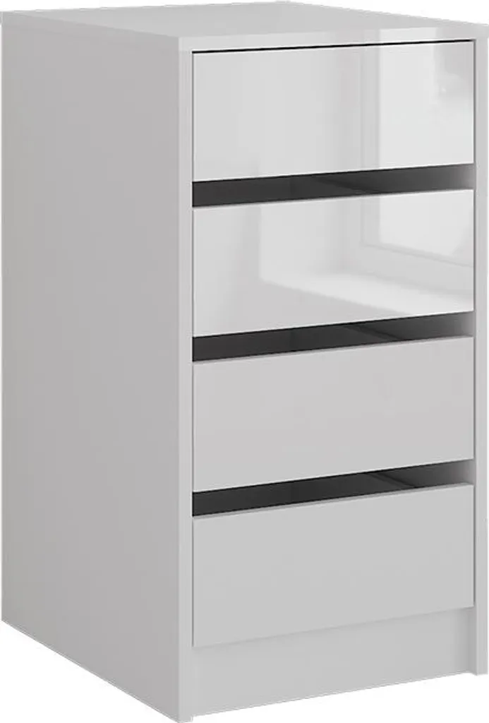 Gagnez de la place avec la commode Vicco Sherry blanche 40cm compacte