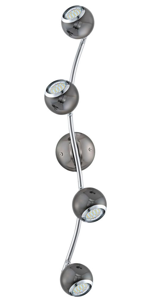 EGlO Bimeda LED nickel Plafonnier à quatre lampes Image du produit 