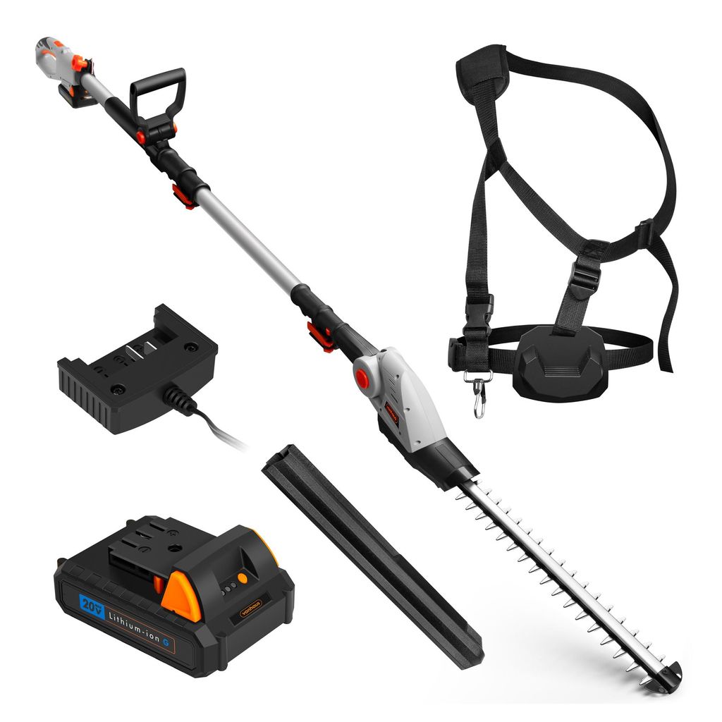 VonHaus 20V Teleskop-Heckenschere Inkl. Akku, 45 cm Produktbild 
