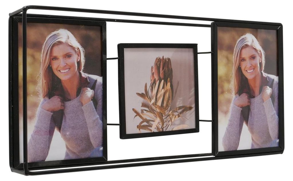 Boltze Home Fotorahmen Collage schwarz H16cm Produktbild 