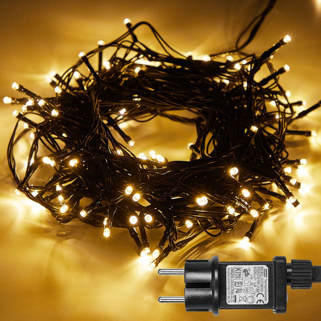 Lichterkette Outdoor 20m Warmwei
