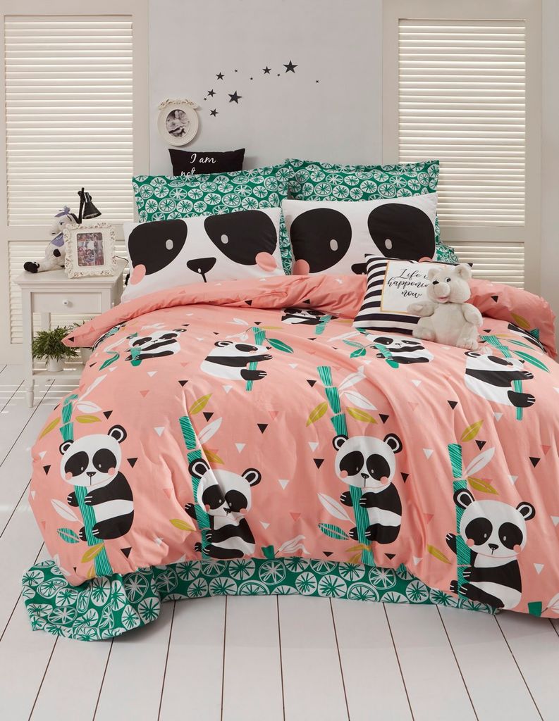 L'Essentiel Linge de Maison, Panida - Pink vPoly, King-Size-Bettbezug-Set (FR), 65 % BAUMWOLLE / 35 % POLYESTER, Rosa, 240 x 220 cm