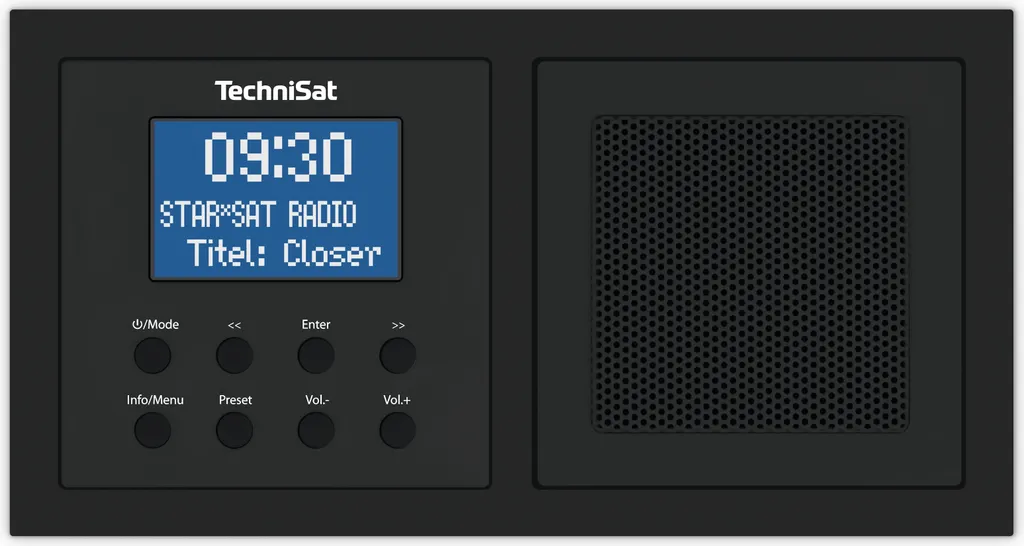 Technisat DigitRadio UP 1 0000/3900 / nero / radio da incasso