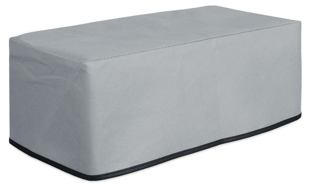 kwmobile Cover kompatibel mit HP DeskJet 3720 / DeskJet 3760 - Tasche Hülle Drucker - Staubschutzhülle Schutzhaube Schutzhülle - Hellgrau