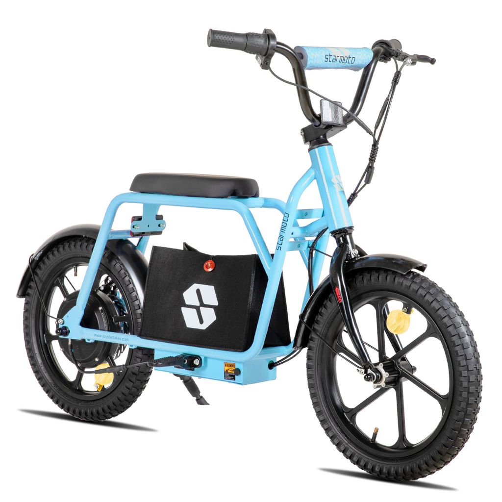 Moto eléctrica para niños, 16 pulgadas, 250 vatios. Imagen del producto 