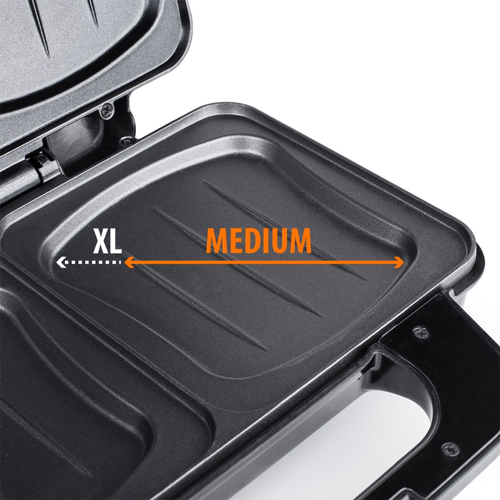 Sandwichtoaster XXL Snackmaker für 2 Sandwiches  Produktbild 4