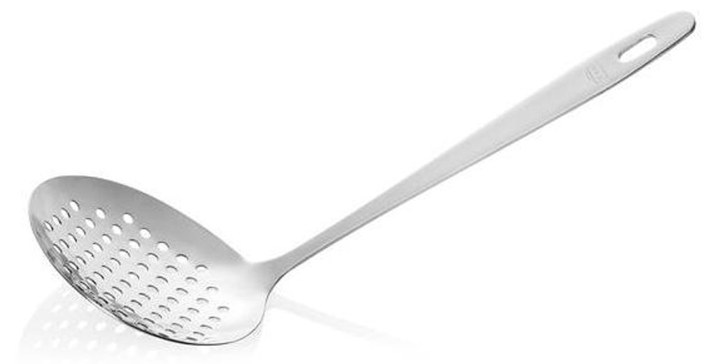 24x Schaumlöffel Kitchen Tool 1879, Ø 11 cm, 32,5 cm, Chromnickelstahl