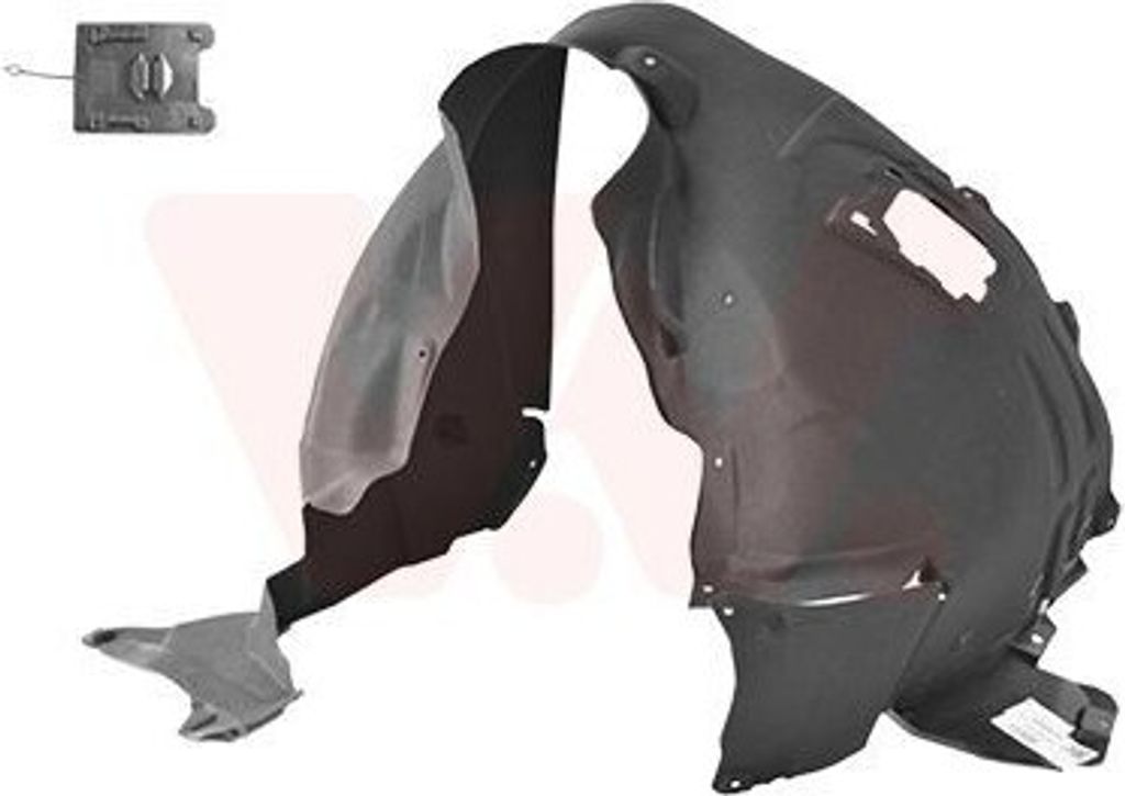 VAN WEZEL 2930433 Verkleidung Radhaus passend für MERCEDES-BENZ GLA (X156) Vorne Links Baumwolle