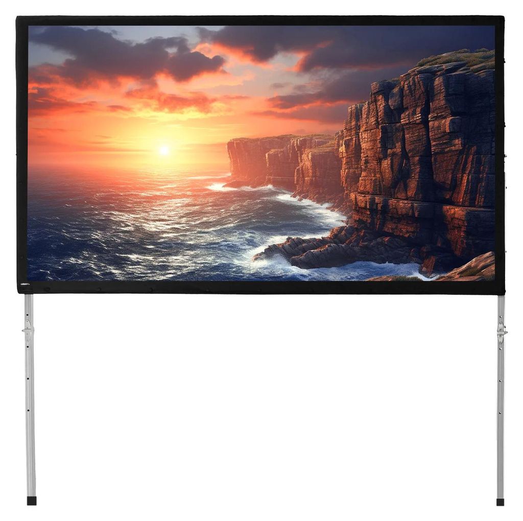 celexon Faltrahmen Leinwand Mobil Expert 203 x 127 cm , Rückprojektion