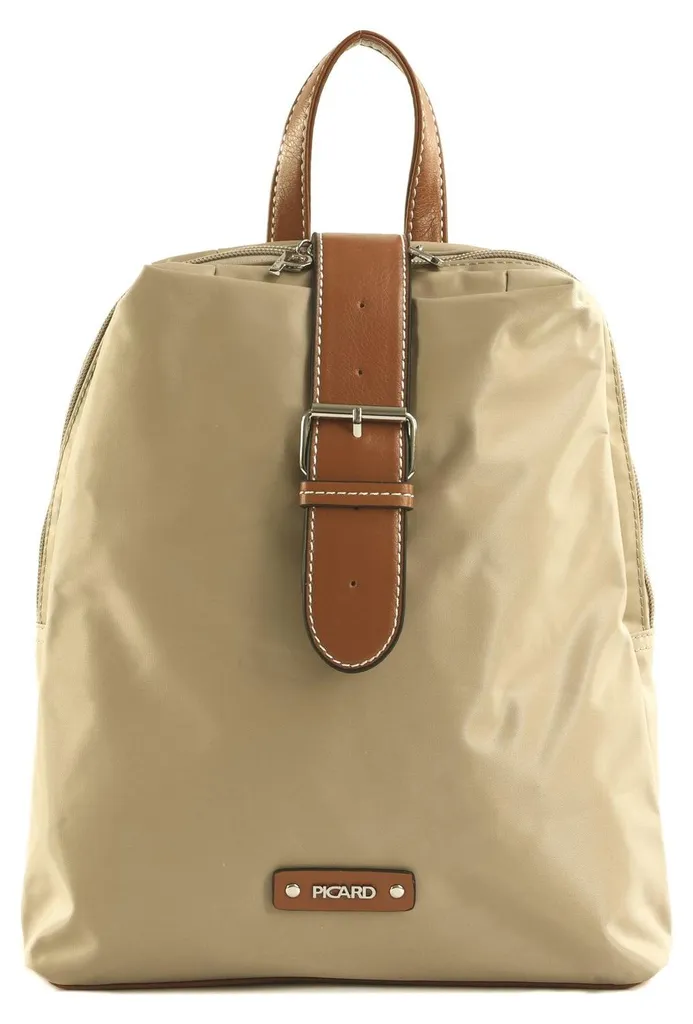 PICARD Sonja Sac à dos beige sable pour femme chic et pratique en ville