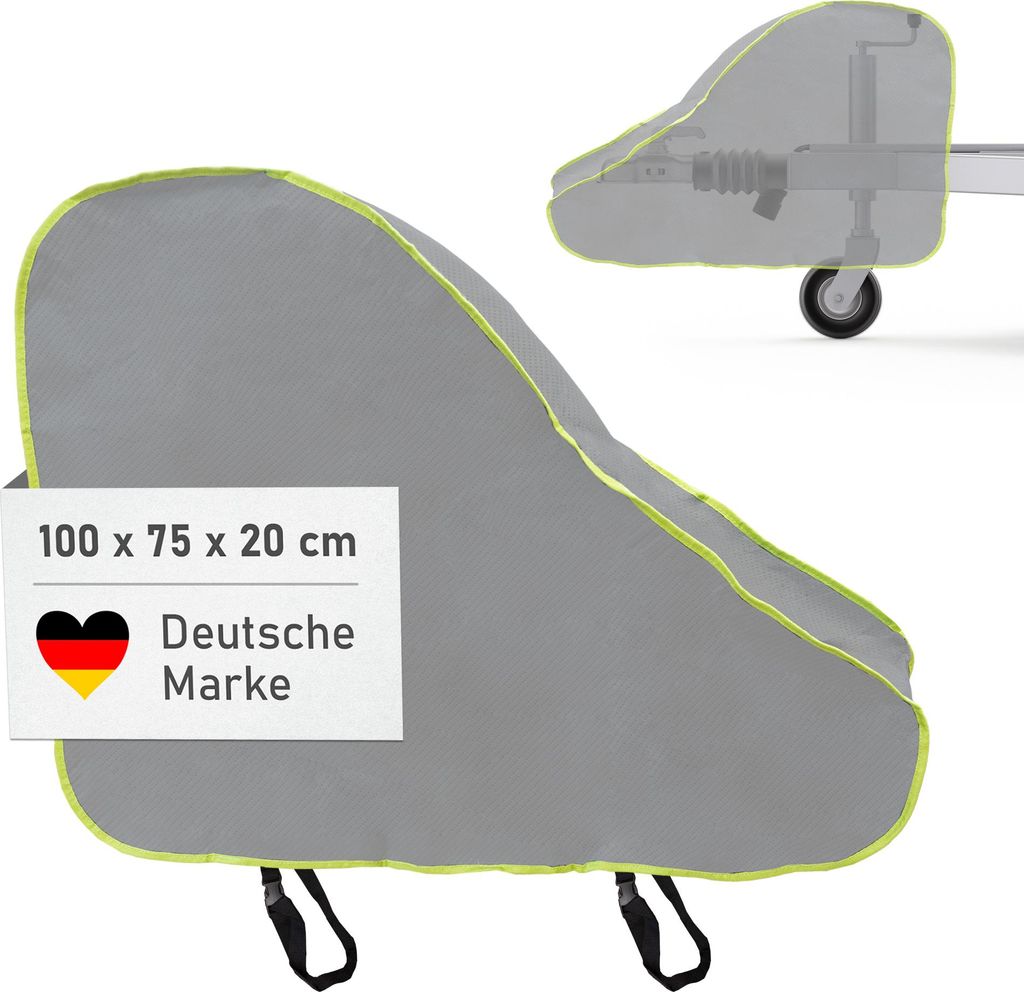 Deichselabdeckung Wohnwagen M (92x62x15 cm) wetterfest, Deichselhaube