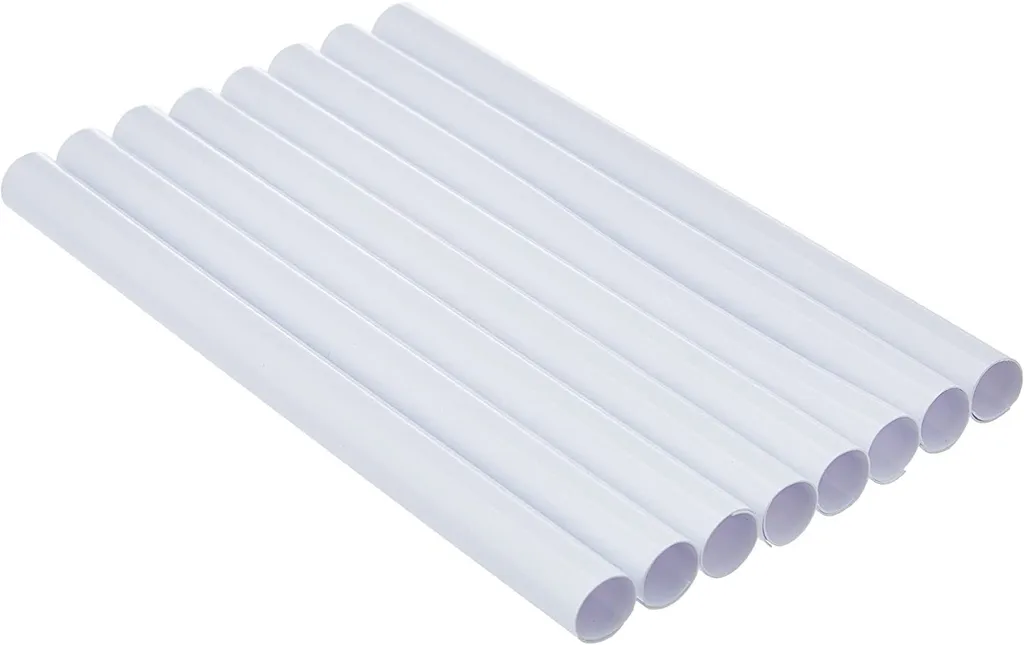 XIMAX Schnappfix Bianco Rivestimento Tubi 8-fold - Installazione 10 Sec