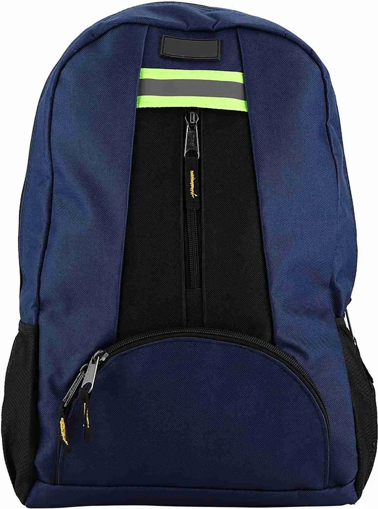 Sac à outils dos renforcé Oxford bleu avec compartiments multiples