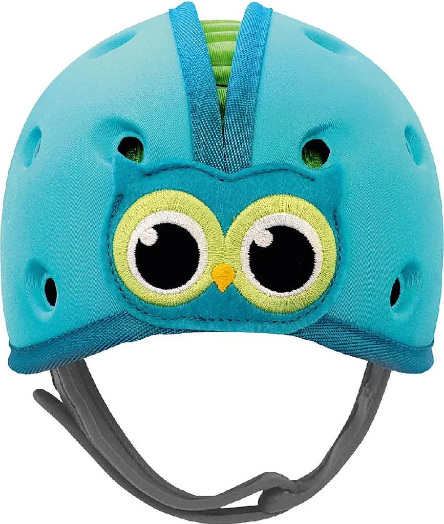 reer SafeHeadBaby SHB002 Casque de Protection Bébé Eule Bleu Ajustable