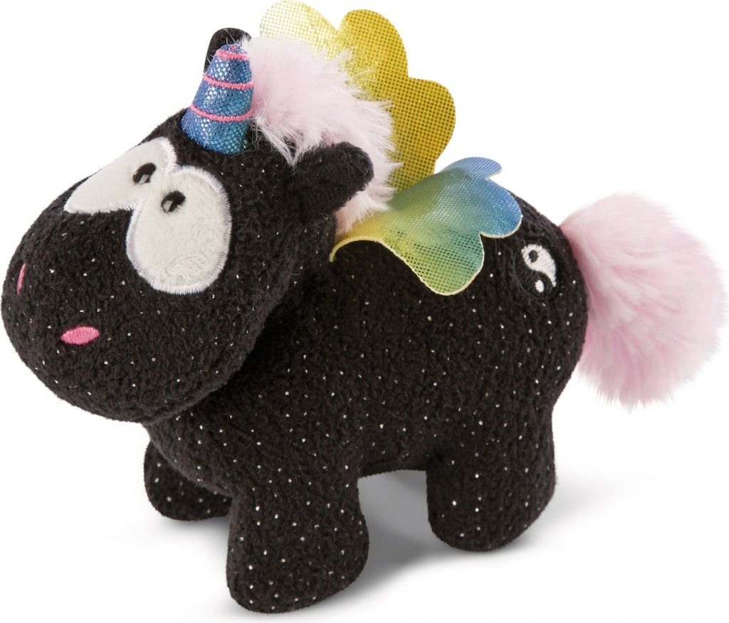 NICI Plüsch Einhorn Yin Regenbogen 13 cm Produktbild 