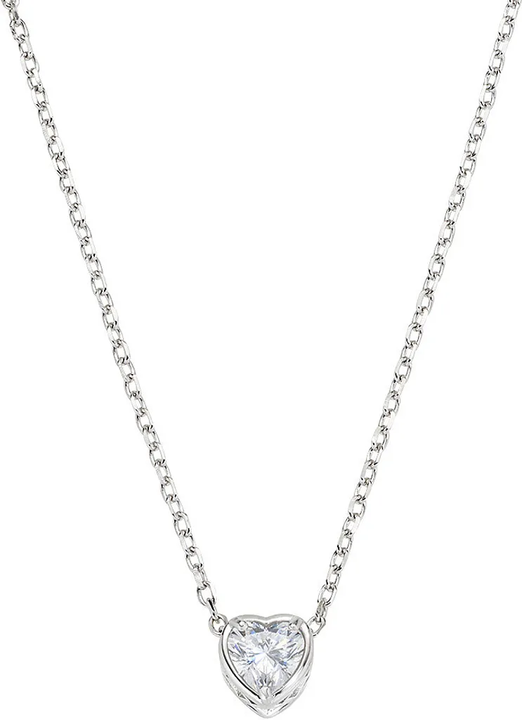 Collana Argento 925 Collezione Amore Donna - Ciondolo Cuore Regolabile