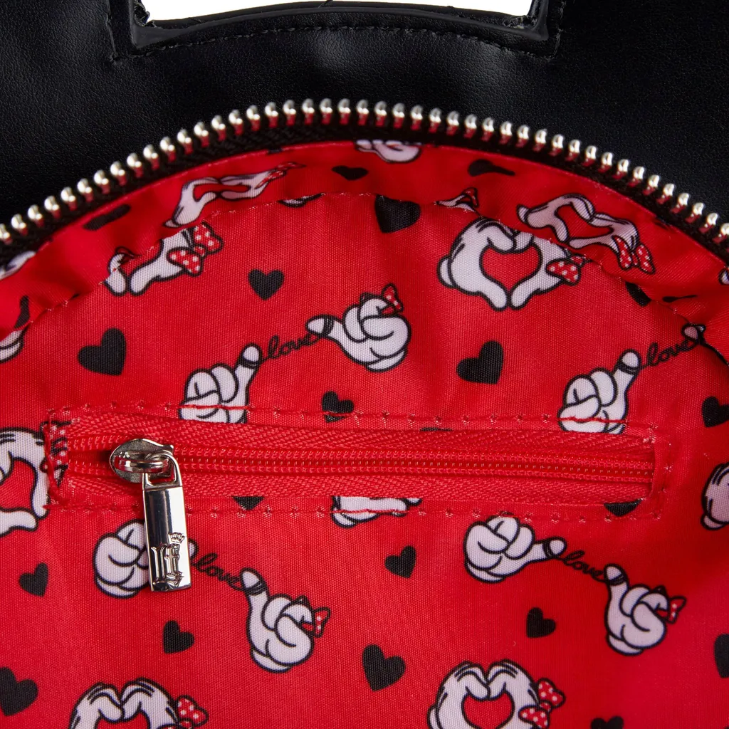 Borsa Disney Loungefly Mickey e Minnie Valentine Reversibile POP! - 2