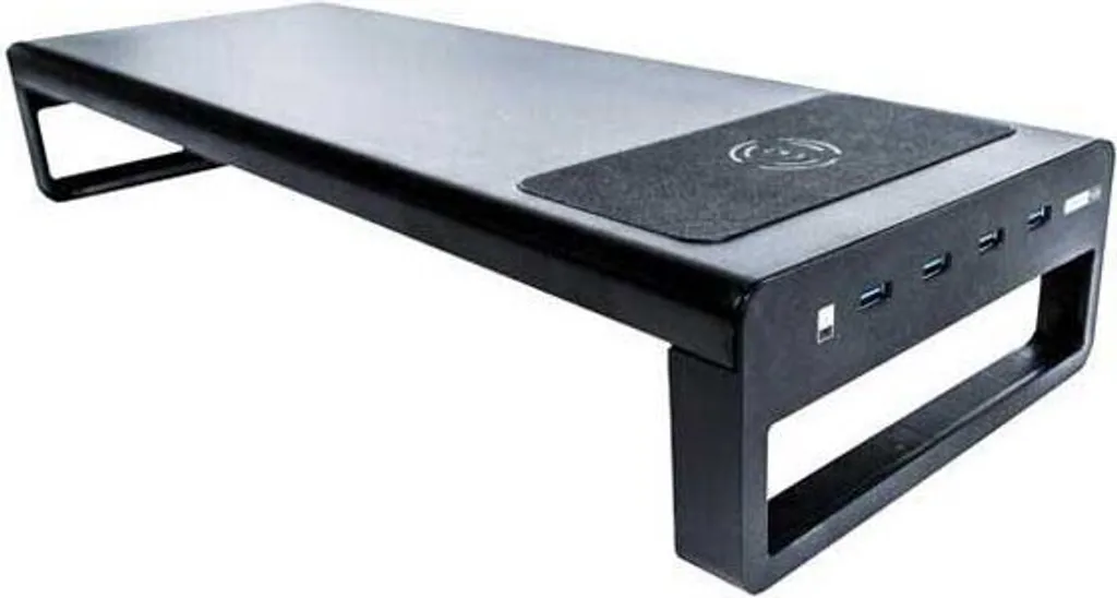 Support écran iggual IGG316900 Hub USB 3.0 intégré et finition noir