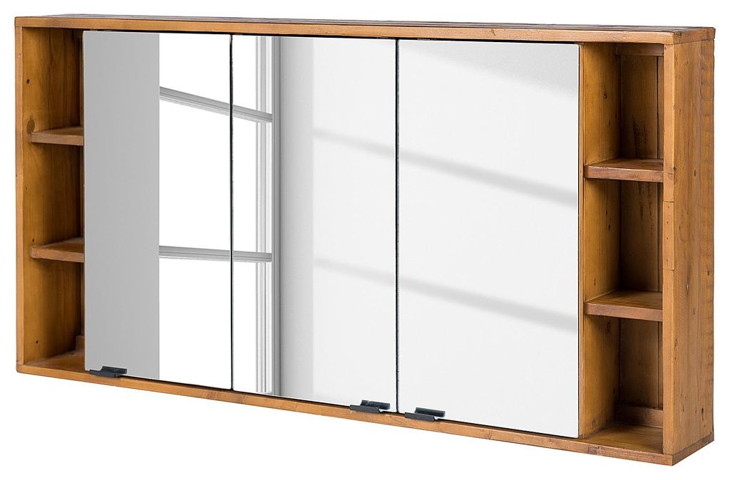 home24 Spiegelschrank - Pinie Massiv