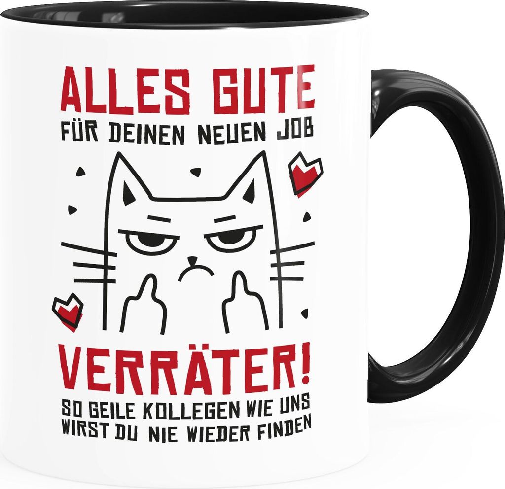 Kaffee-Tasse Abschied Kollegin Kollege Spruch Alles Gute Produktbild 
