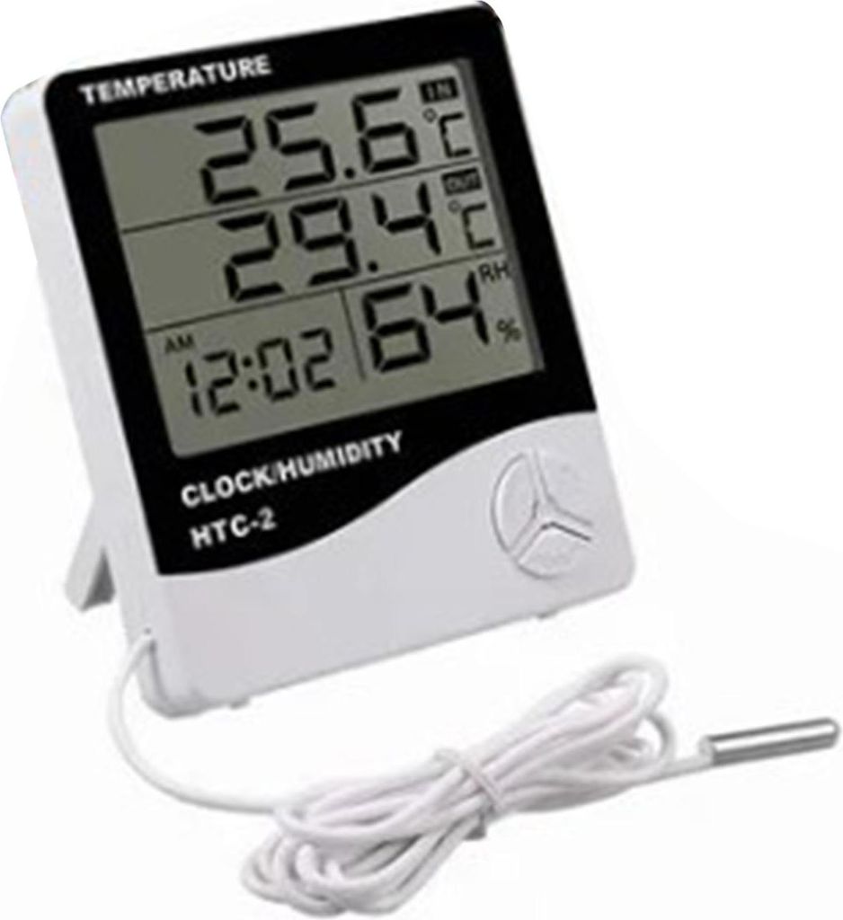 Digital Hygrometer Thermometer Home Temperatur Luftfeuchtigkeit Monitor mit externen wasserdichten Fühler für Indoor Outdoor