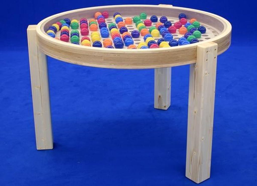 Holzspielzeug Kugeltisch groß LxBxH 120x80x150mm NEU