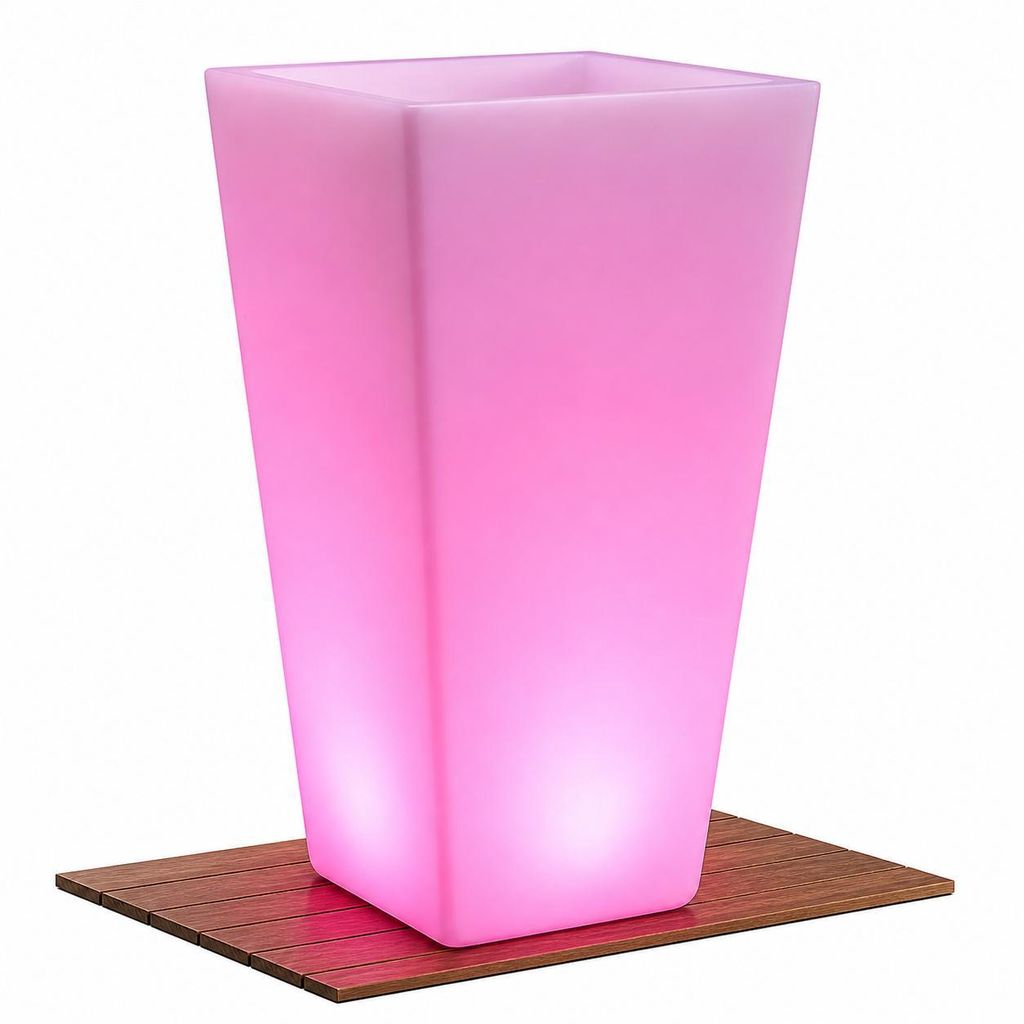 MasterLED LED Pflanzkübel 40x75cm – RGB + Kaltweiß – IP44 – Produktbild 