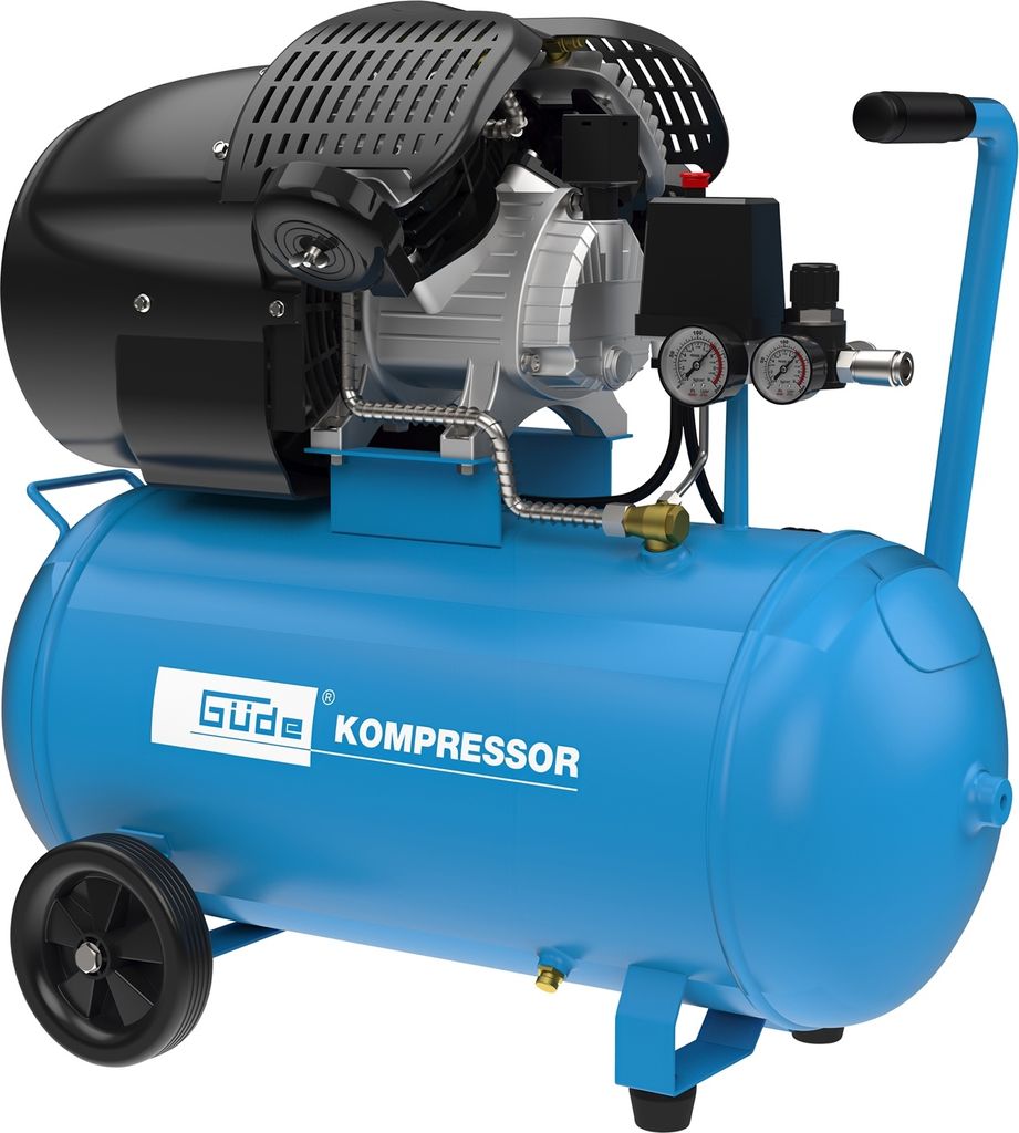 Güde Druckluft Kompressor 10 bar 50L 405/10/50 Luftdruck Produktbild 