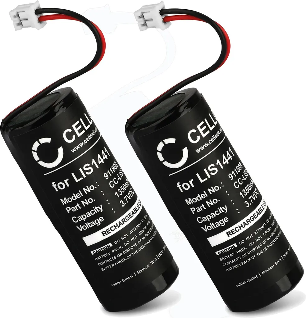 Batteria Sony Playstation Move LIS1441 x2 - Ricambio 1350mAh