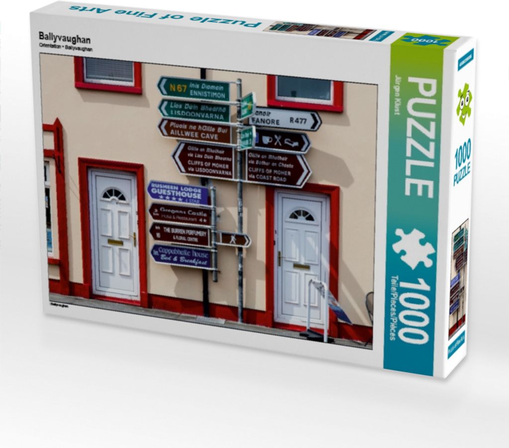 Calvendo Ballyvaughan 1000 Teile Puzzle quer 640x480mm, Klust Jürgen; 7344181