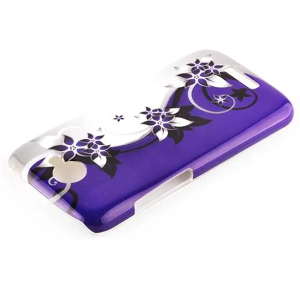 Cadorabo Custodia per HTC One X/X+ in Bianco Floreale - Protezione in