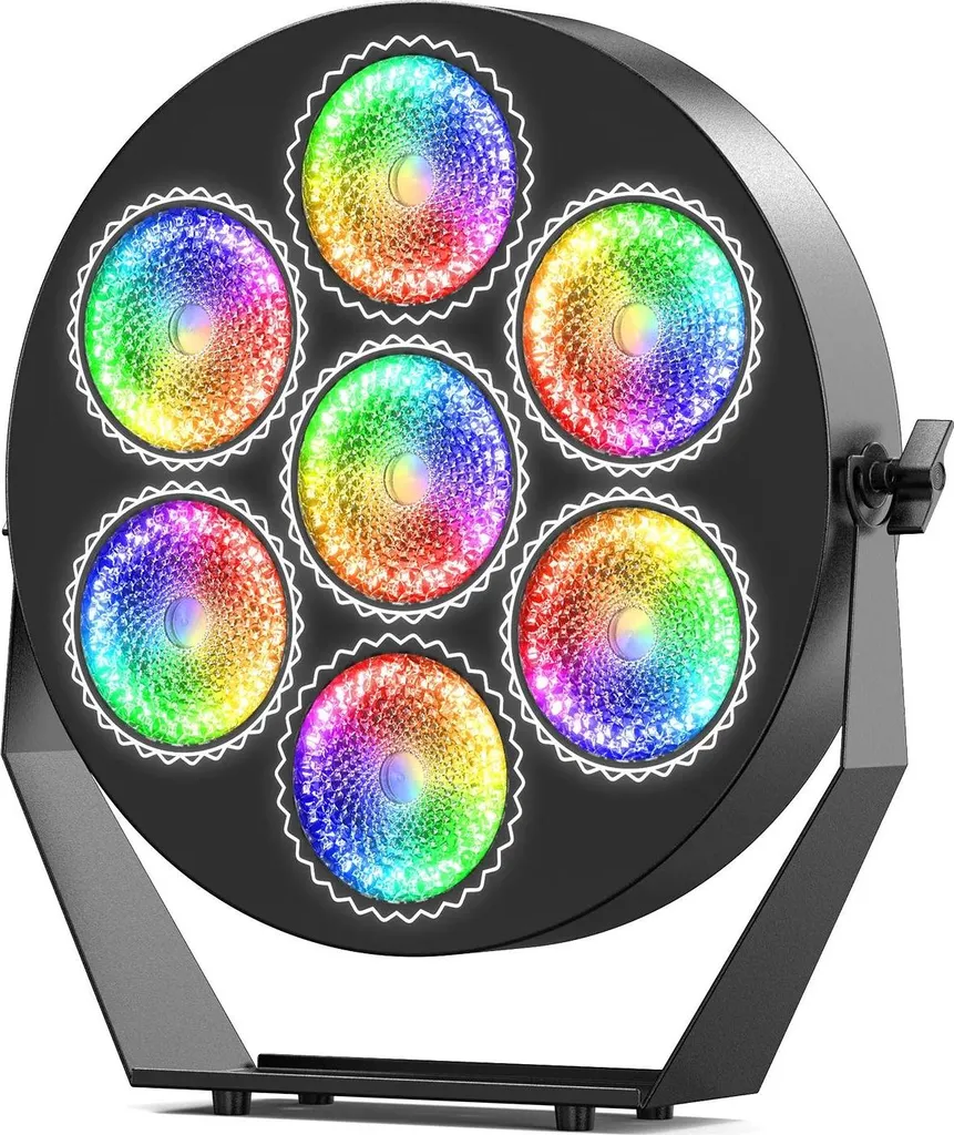 Éclairage Soirée et Événementiel Par Light DMX RGB COB avec Prise EU