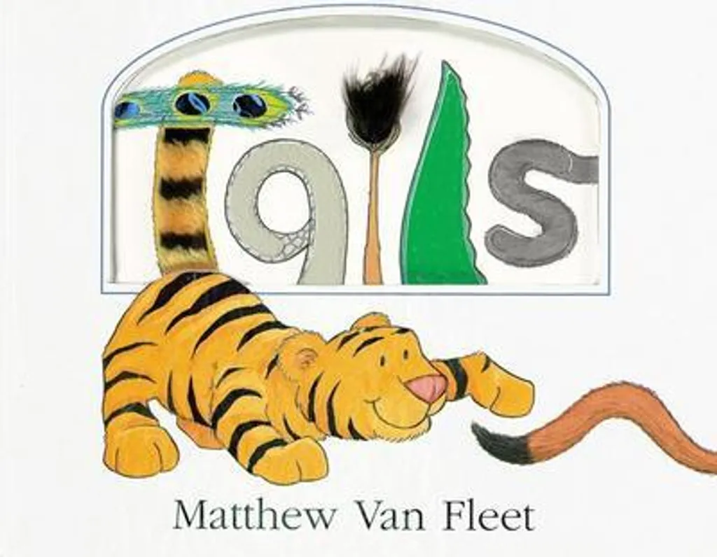 Livre d'éveil tactile Tails Lift-the-Flap avec queues d'animaux 18cm