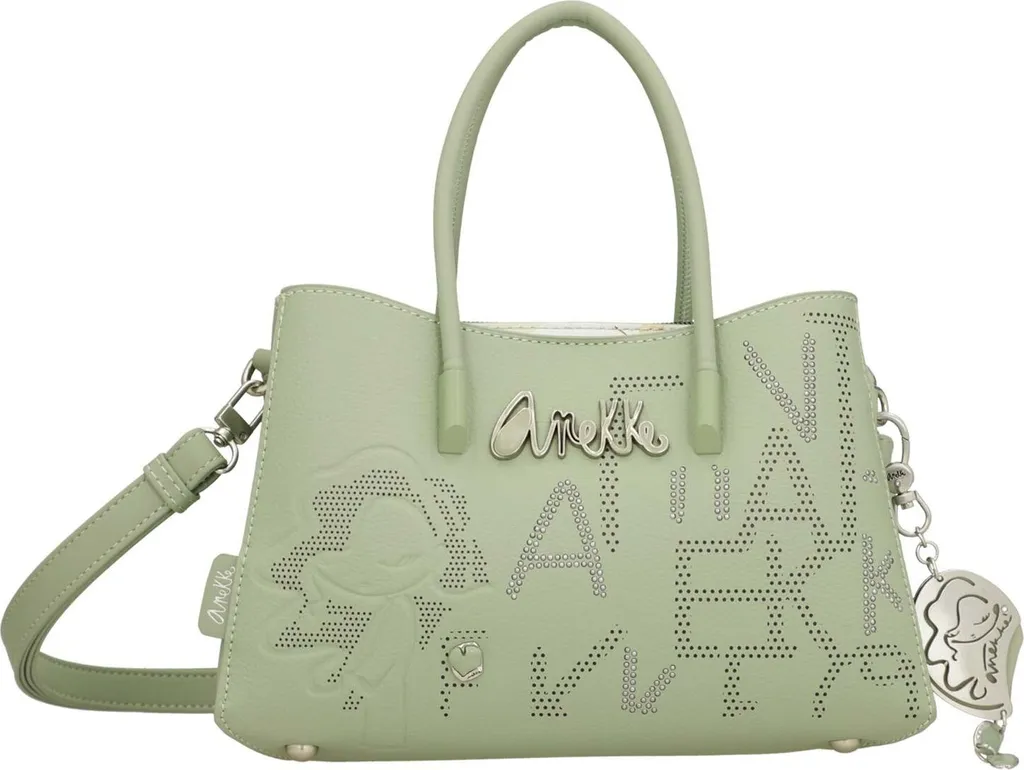 Sac à Main Anekke Alma Multicolore Kaki avec Bandoulière Amovible