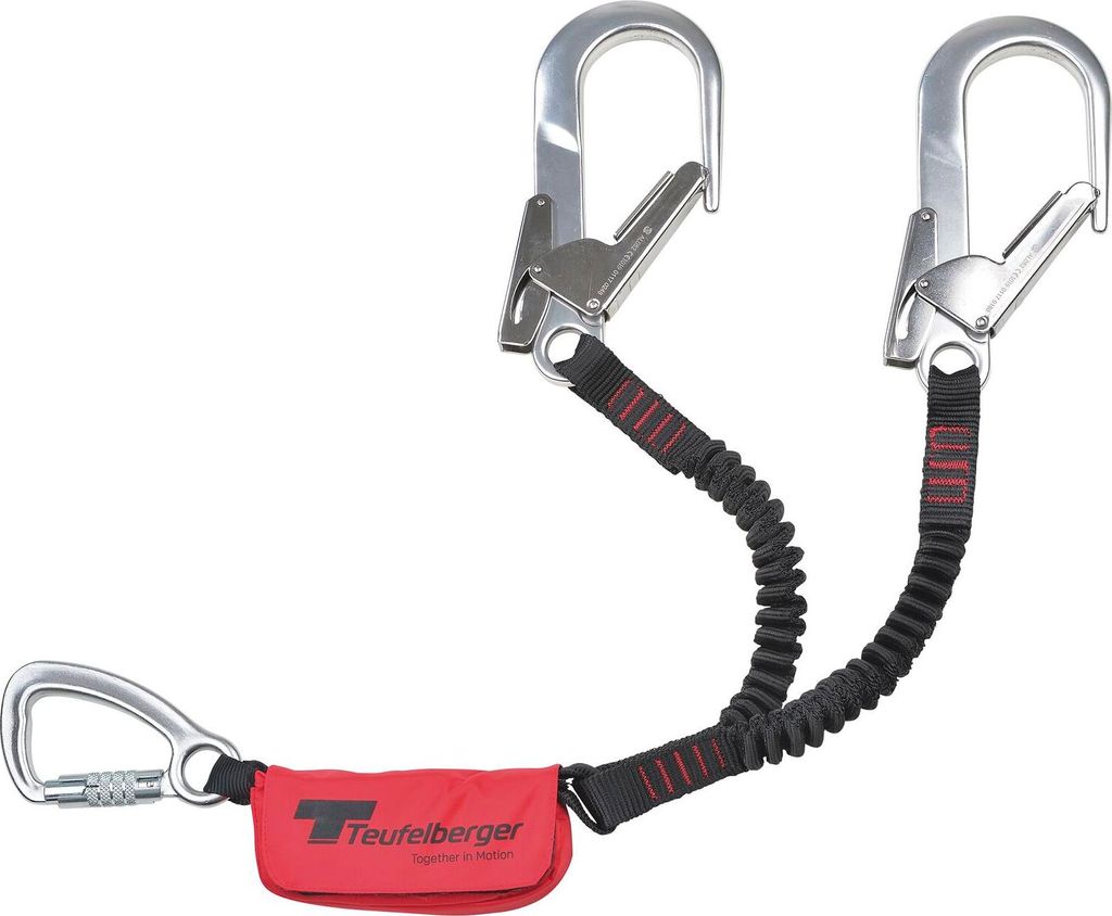 TEUFELBERGER Bandfalldämpfer FallSorb y-bungy EN 355 Länge 125 cm 2 Karabiner