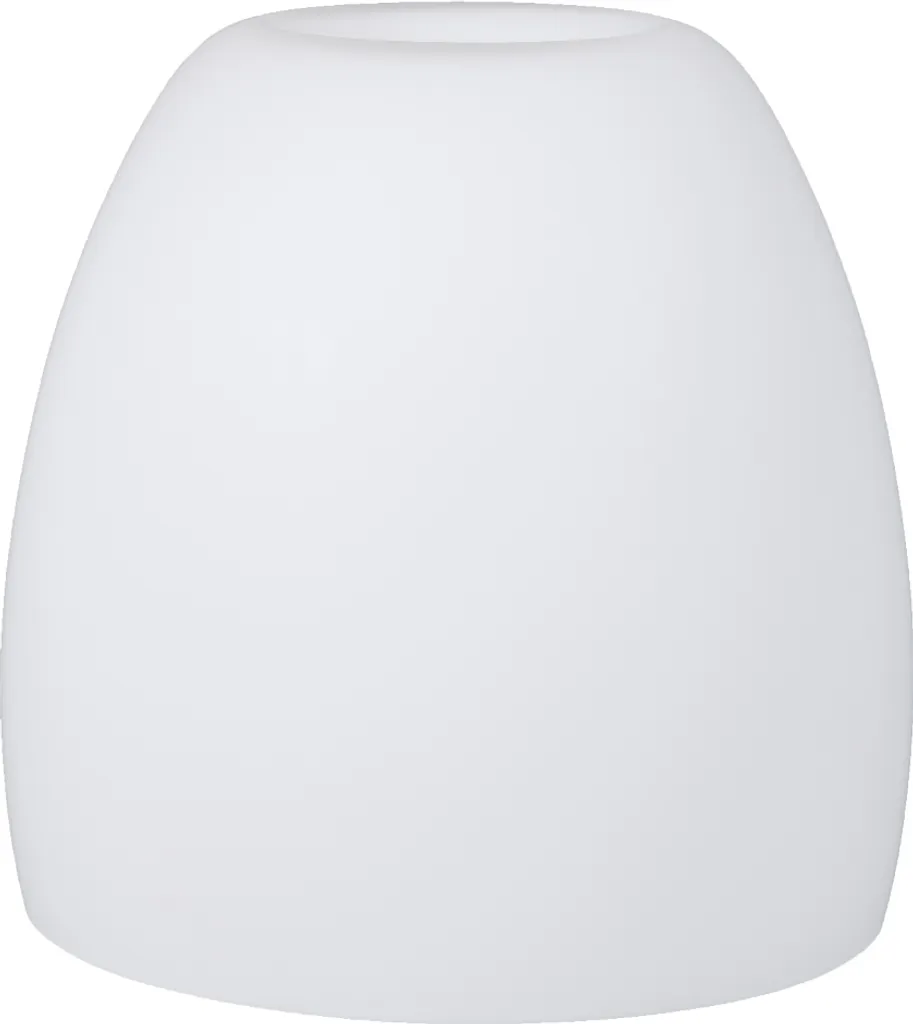 Abat-jour en verre de rechange opale blanc mat Ø 200mm pour suspension