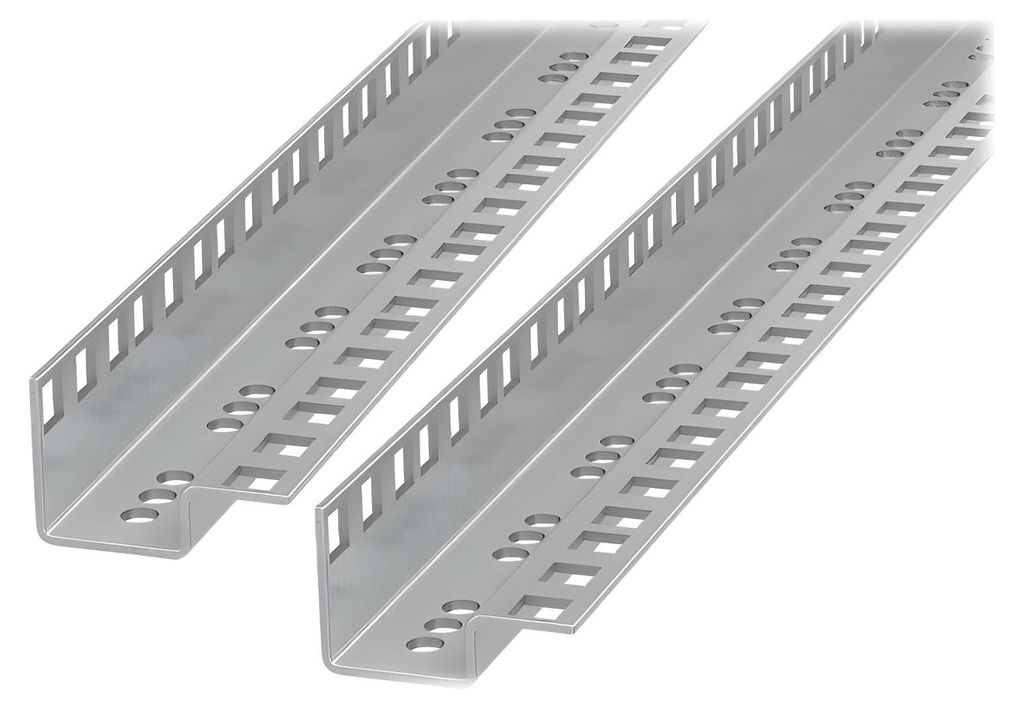 EFB Elektronik PRO-PRO42, Regal-Schienenset, Stahl, Grau Produktbild 