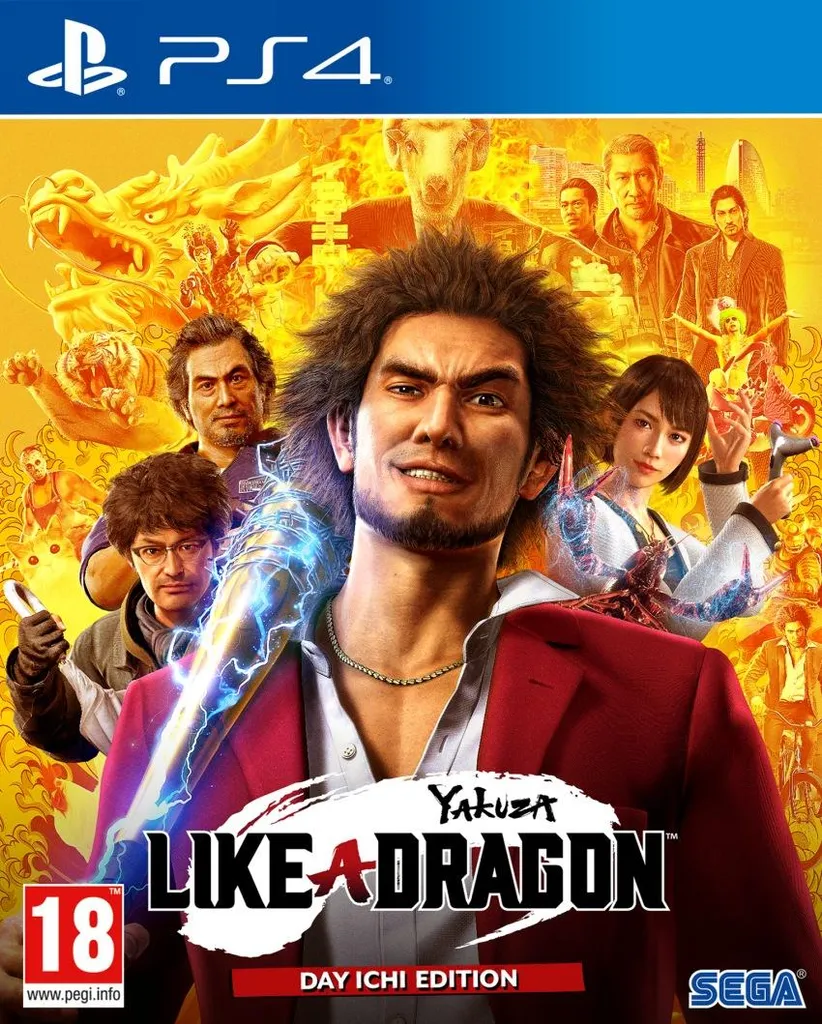 Yakuza Like a Dragon PS4 Édition Day Ichi - Combat RPG et Bonus Inclus