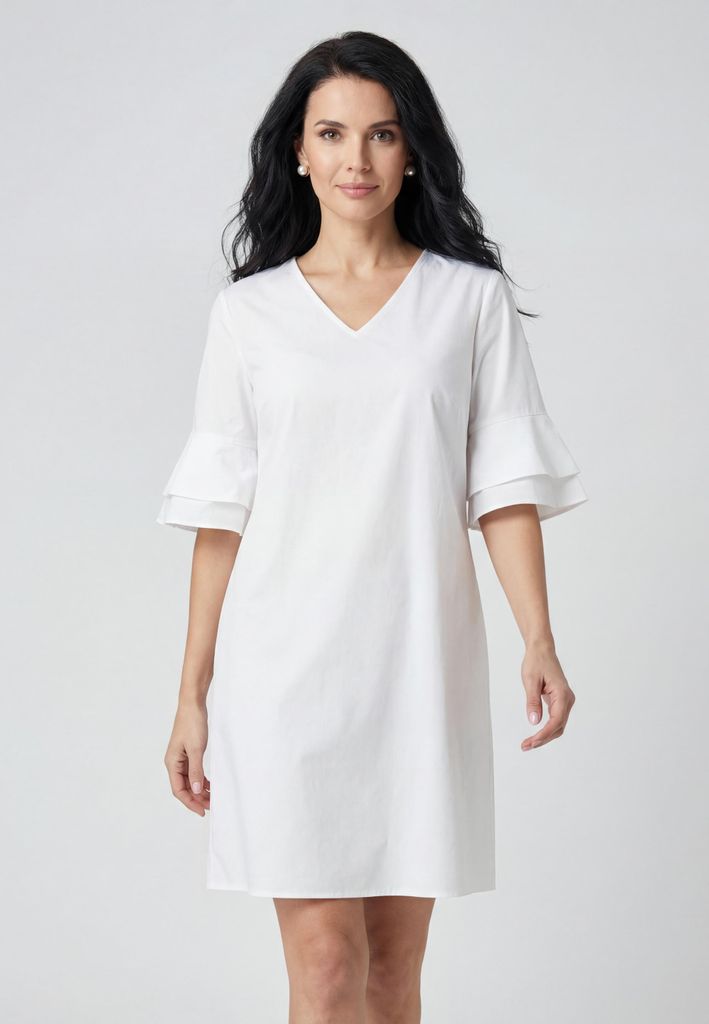CHANCERY damen kleid - weiß, M