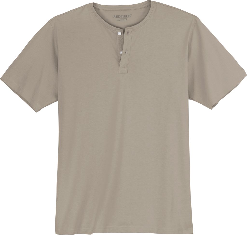 Redfield Übergrößen beige T-Shirt Bruce