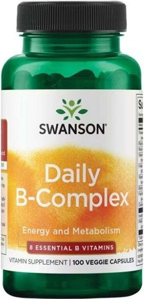 B-Complex denne 100 veggie kapsúl Swanson Health Products Obrázok produktu 
