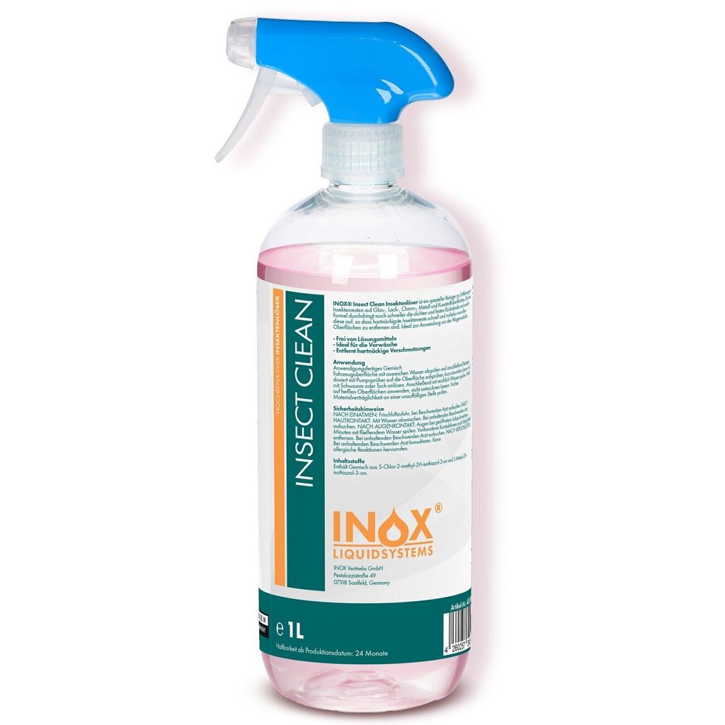 INOX Insect Clean Insektenreiniger, 1L - Insektenentferner Autoreinigung