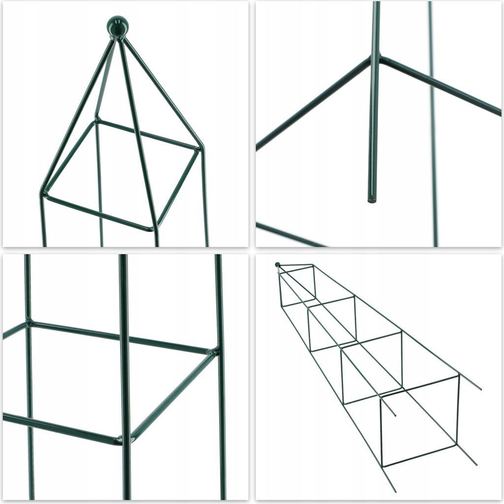 Traliccio Da Giardino Kadax A Forma Di Obelisco – 30x150 Cm – Supporto Per Rose E Piante Rampicanti