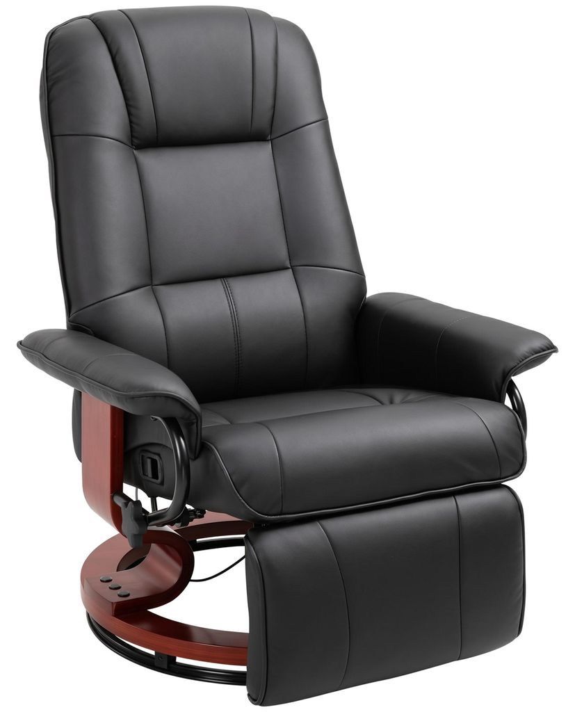 HOMCOM Relaxsessel Fernsehsessel Liegesessel Air-Leder 360° Produktbild 