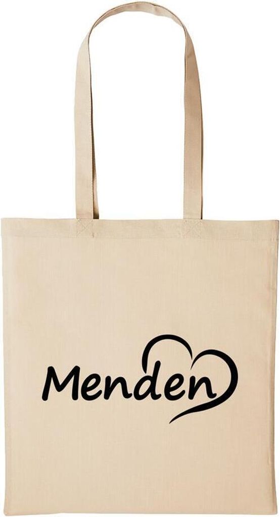 Huuraa Baumwollbeutel Menden Geschenk Einkaufstasche Natural 10 Liter Baumwolle Menden Accessoire