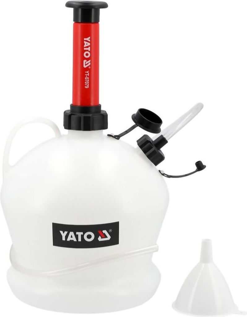 Ölsaugepumpe Absaugepumpe für Getriebeöl und Kraftstoff Handpumpe Transfer , Auswahl:6L (YT-07079)
