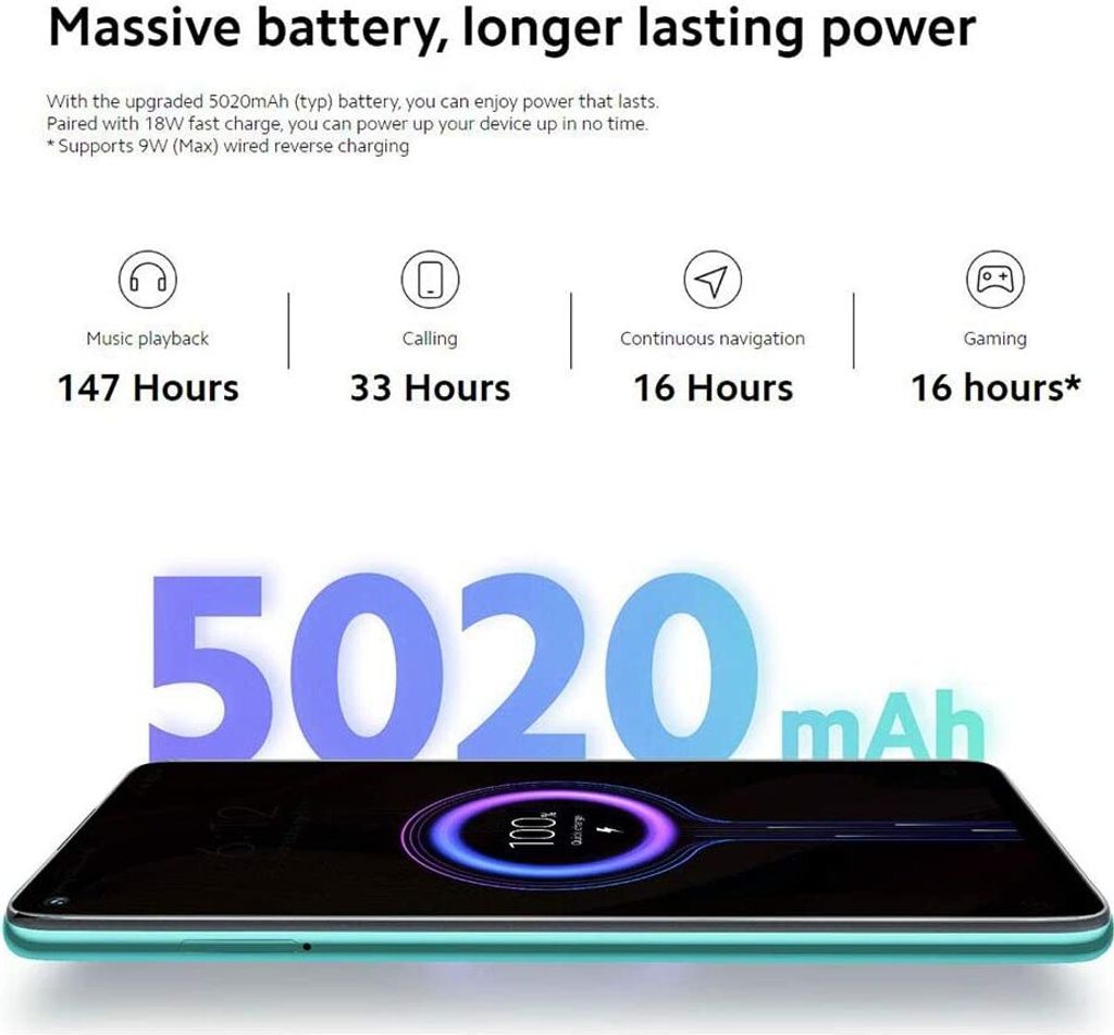 Xiaomi Redmi Note 9 64 GB + 3 GB Dual-Sim Polar White Gut Obrázek produktu 9